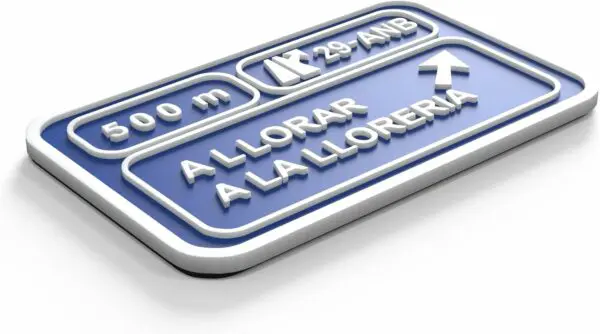 Emblema PVC Relieve "A llorar a la lloreria"
