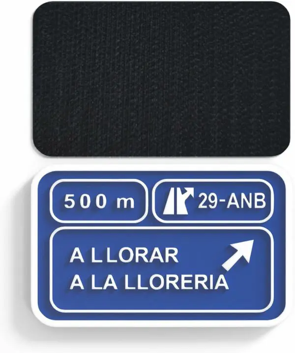 Emblema PVC Relieve "A llorar a la lloreria" - Imagen 2