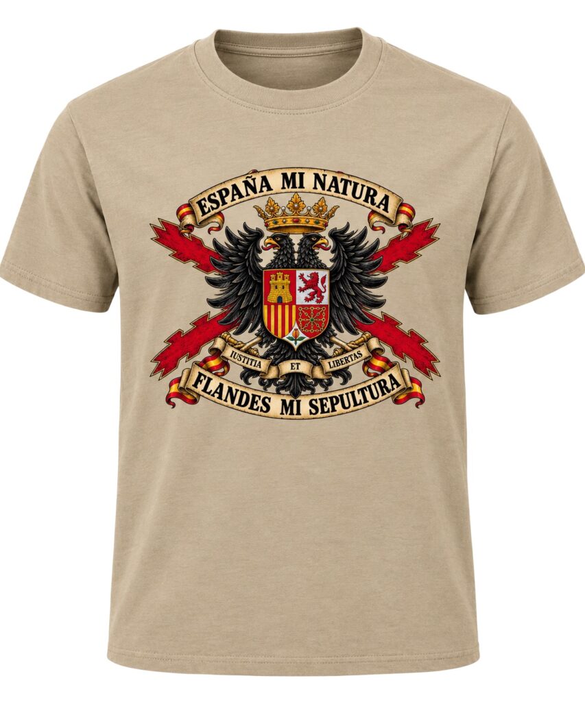 Camiseta España mi Natura, Flandes mi sepultura