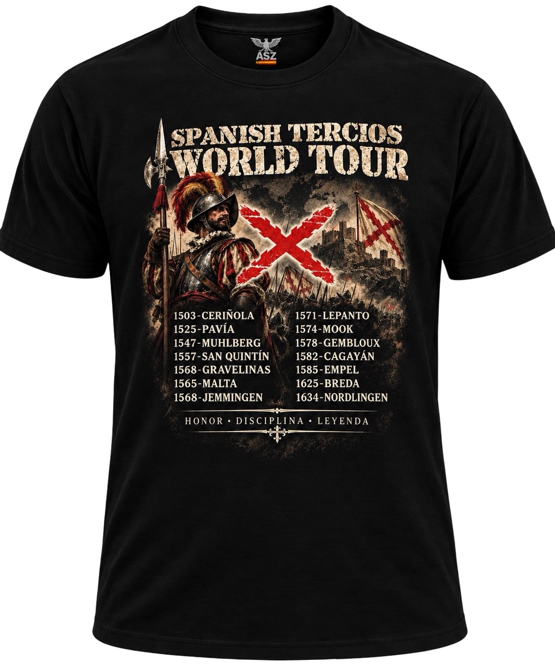 Camiseta Spanish Tercios World Tour