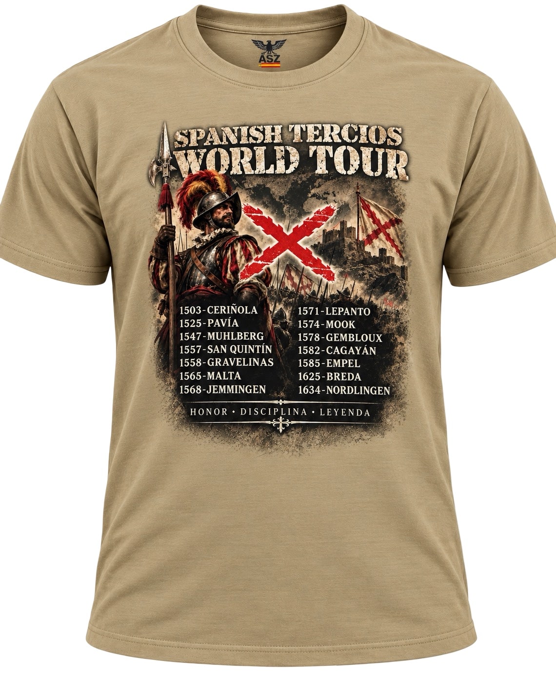 Camiseta Spanish Tercios World Tour - Imagen 2