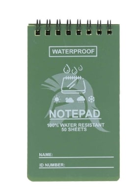 Libreta Waterproof 12X8