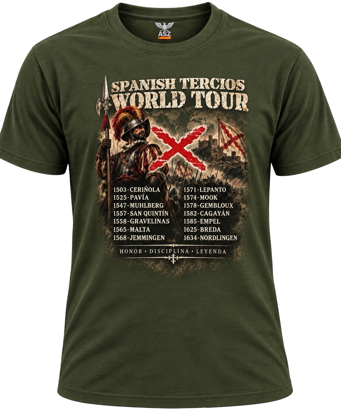 Camiseta Spanish Tercios World Tour - Imagen 3