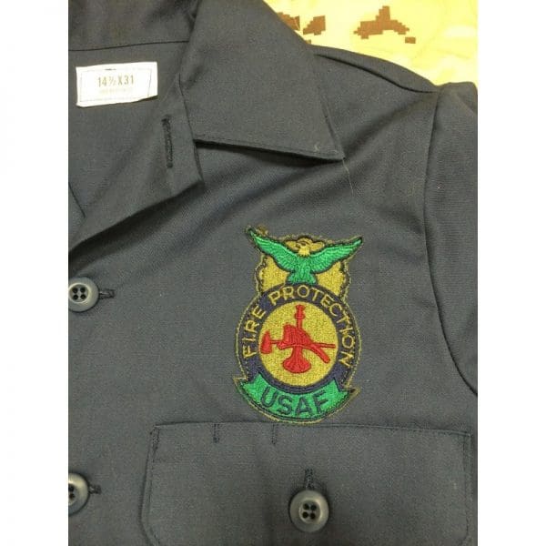 Camisa bomberos USAF