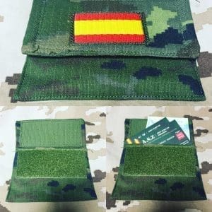 Cartera-Tarjetero camo Bandera