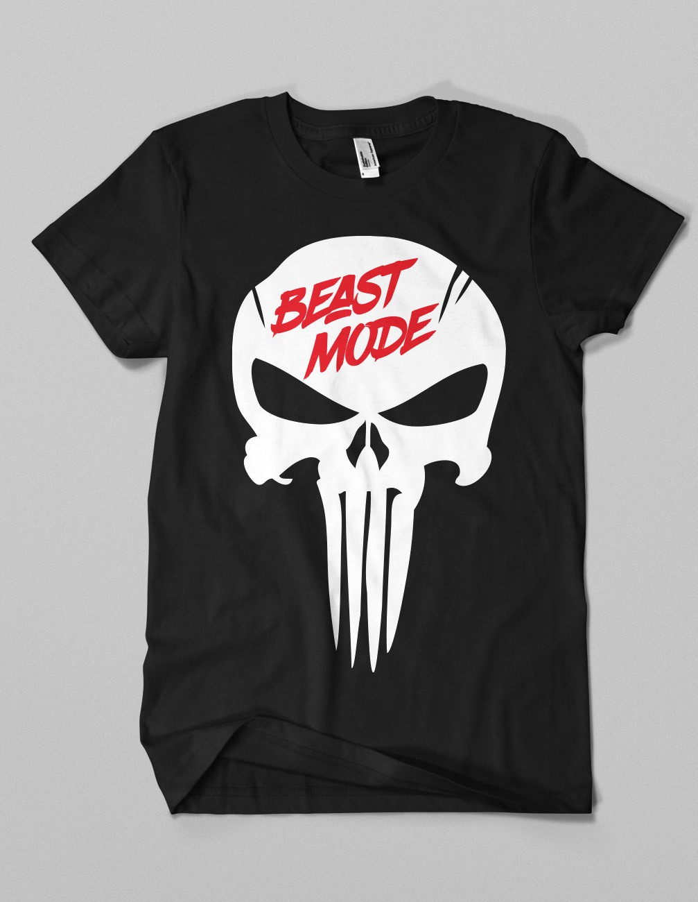 Mil millones sonriendo salud Camiseta The Punisher "BEAST MODE"
