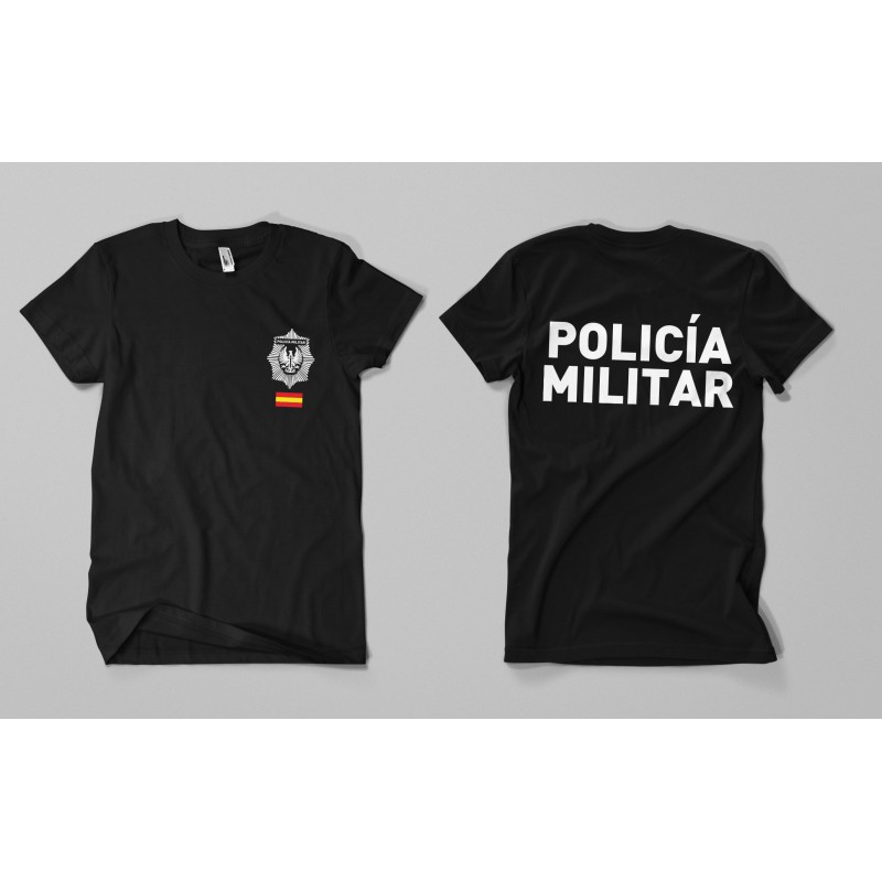 Camiseta Policia de Policía Nacional de España, Negro, S