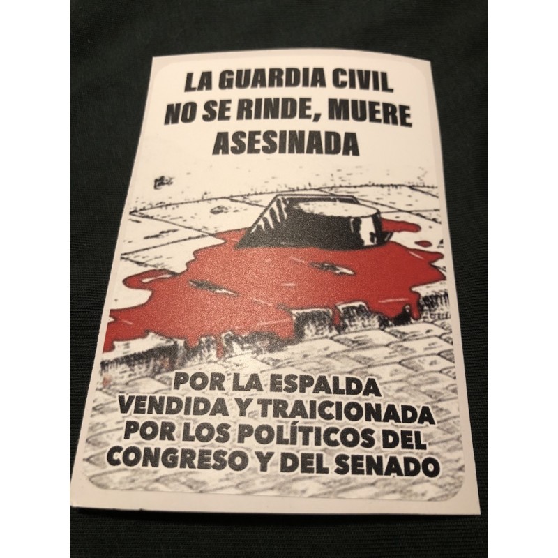 Pegatinas Guardia Civil años 80