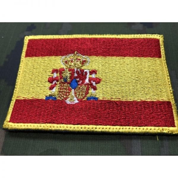 Bandera de España bordada escudo