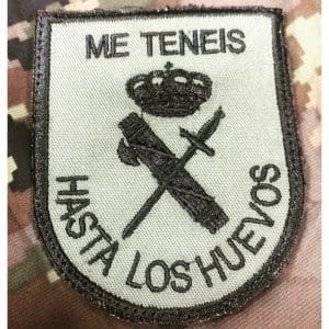 Emblema ME TENEIS HASTA LOS HUEVOS GC