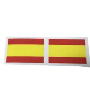 Pegatinas Bandera de España 6,5 x 4