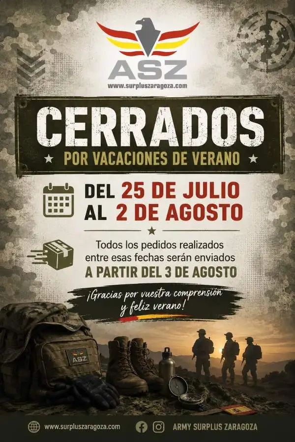 Cerrados por vacaciones de verano del 25 de julio al 2 de agosto