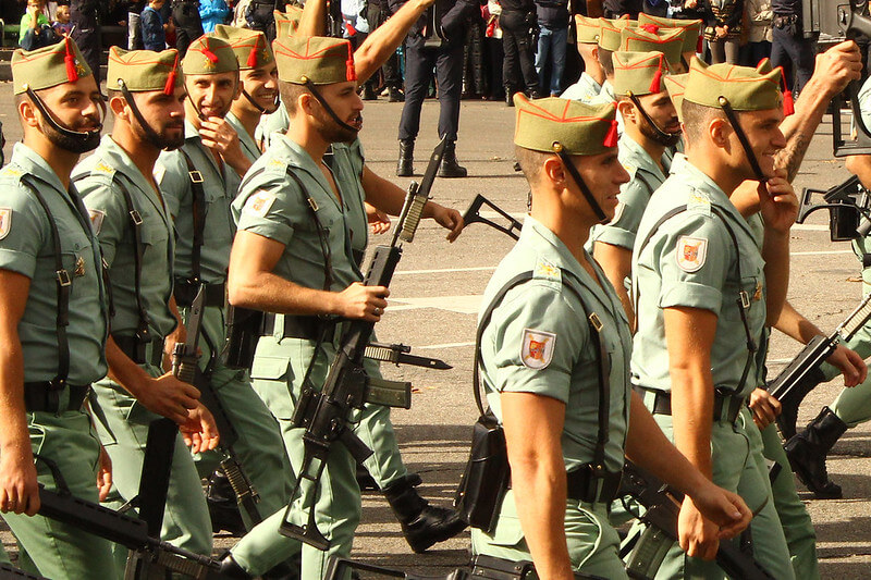 unidades legion española